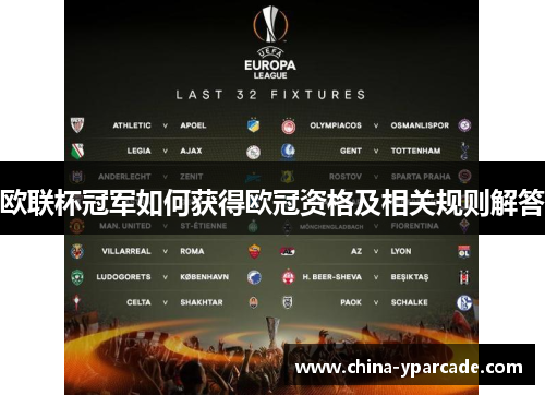 欧联杯冠军如何获得欧冠资格及相关规则解答